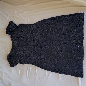 NWT!! Navy Sequin Mini Dress